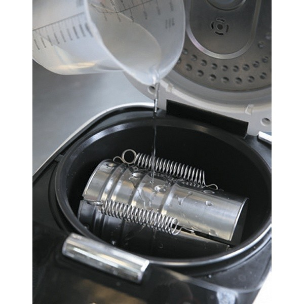 Presa din inox Flippy, pentru preparat sunca presata, cu capac, dimensiune reglabila in 3 trepte, 15 x 15 x 18 cm, argintiu [4]