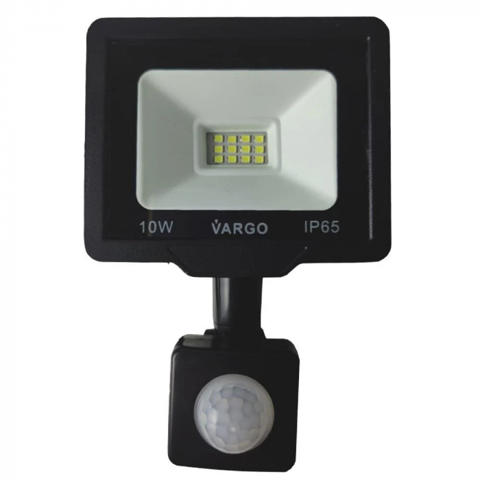 Proiector LED cu senzor de miscare 10W 6500K lumina rece V-330310 VARGO [1]