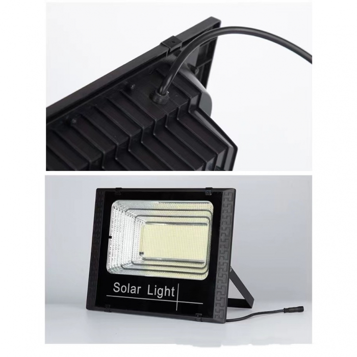 Lichidare Proiector LED SMD 25W cu incarcare solara Flippy, panou solar, cu telecomanda, suport prindere, material ABS, 1.2AH, 44 LED-uri, 79Lm, 13x13.5 cm, negru [3]