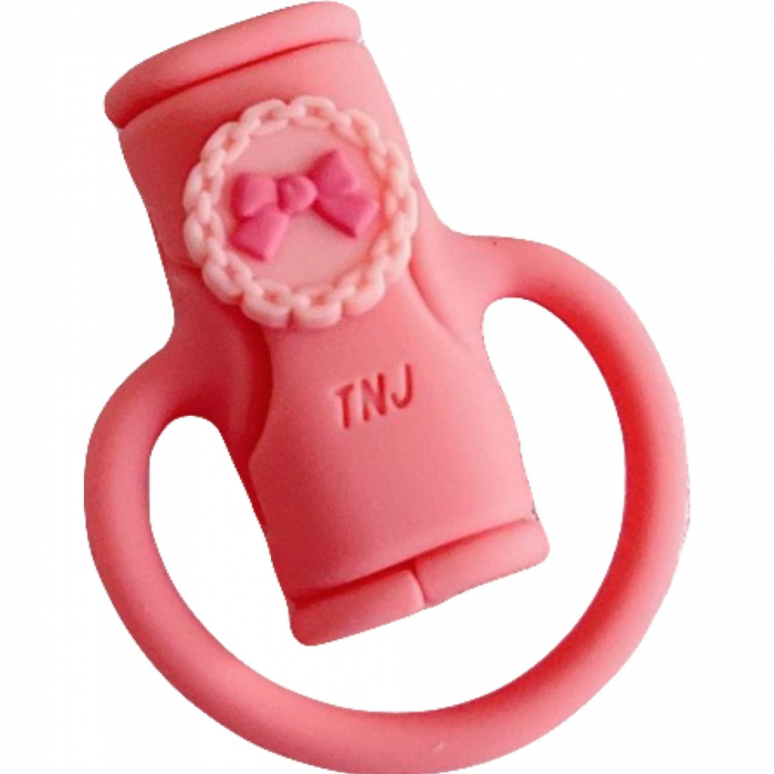 Protectie cablu USB Flippy, din silicon, model 5, multicolor [1]