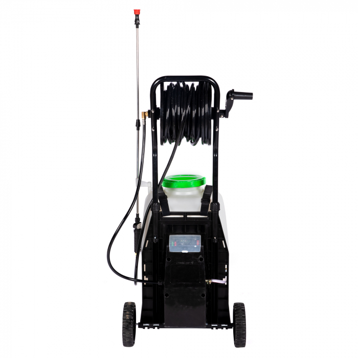 Pulverizator cu acumulator Micul Fermier, volum 40 litri, cu roti [13]