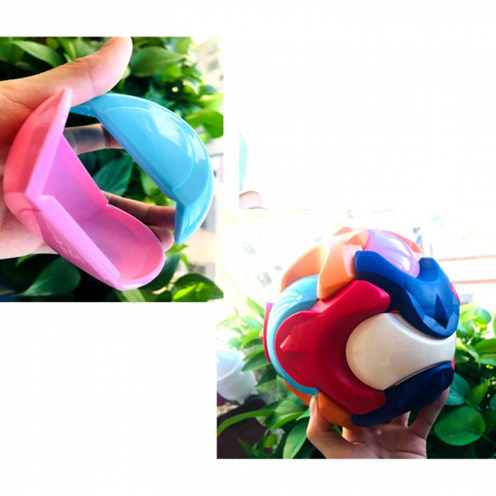 Pusculita Sub Forma de Minge, Flippy, de Construit, se Asambleaza/Dezasambleaza, din Plastic, 16.5x16.5x16.5, Multicolor [8]