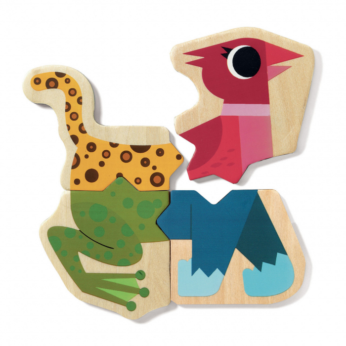 Puzzle cu magneti Mixanimo, Djeco [3]