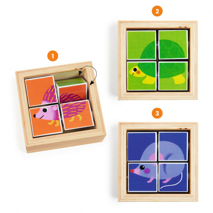 Puzzle forme rotative Tournibist, Djeco [1]