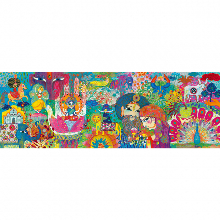 Puzzle galerie Magic India, Djeco [3]