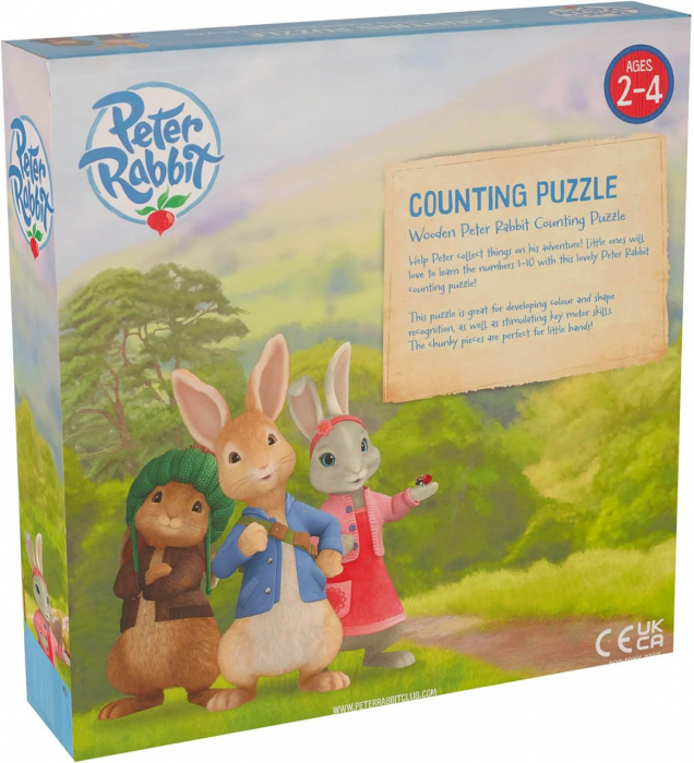 Puzzle Peter Rabbitâ„¢ cu numere, Orange Tree Toys [1]