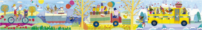 Puzzle progresiv Calatorie placuta in fiecare anotimp, Londji [1]