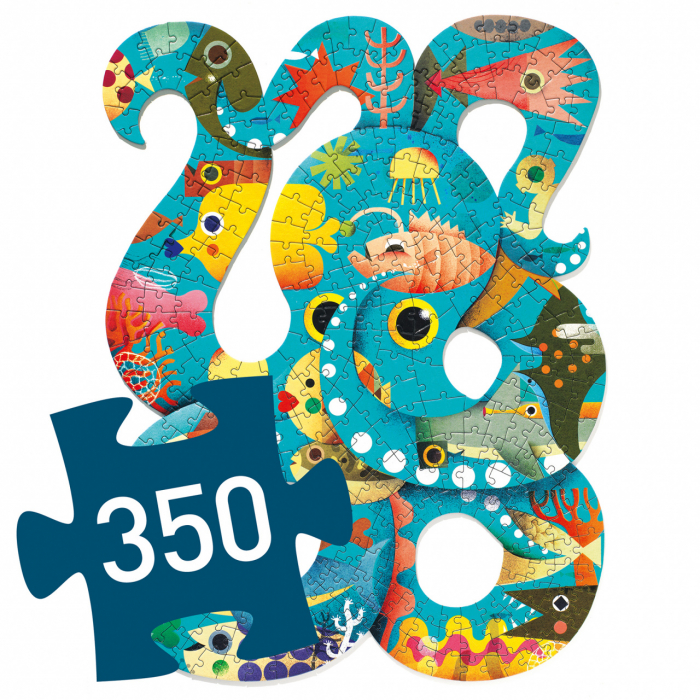 Puzzle Puzzâ€™Art Octopus, Djeco [2]