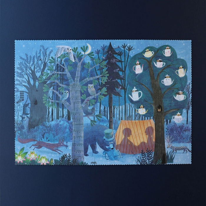 Puzzle reversibil Zi si noapte in padure, Londj [4]