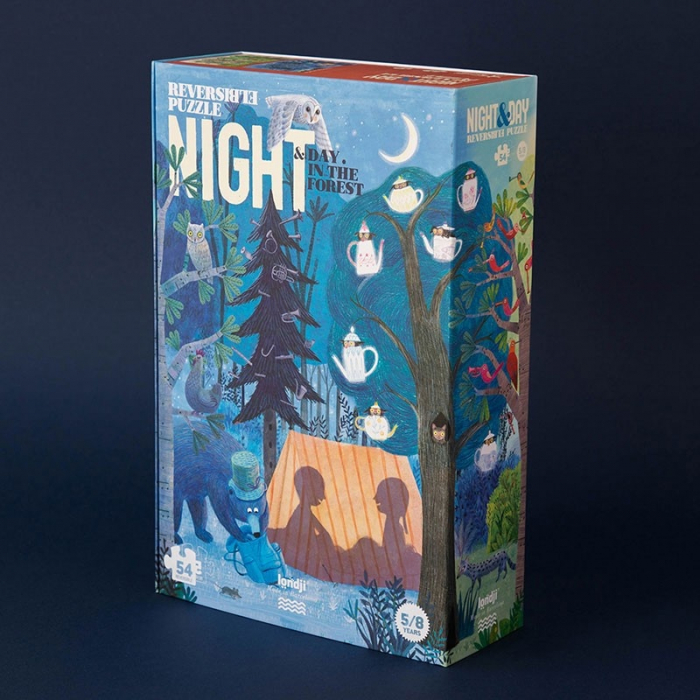 Puzzle reversibil Zi si noapte in padure, Londj [3]