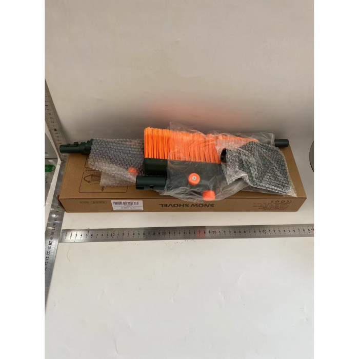 Racleta Auto pentru Zapada cu Doua Capete, Flippy, Dezapezire Masina, cu Maner Lung, Ergonomica, Detasabila, pentru Geamuri si Caroserie, Usor de Utilizat, 48 cm- 78 cm, Verde Inchis [2]