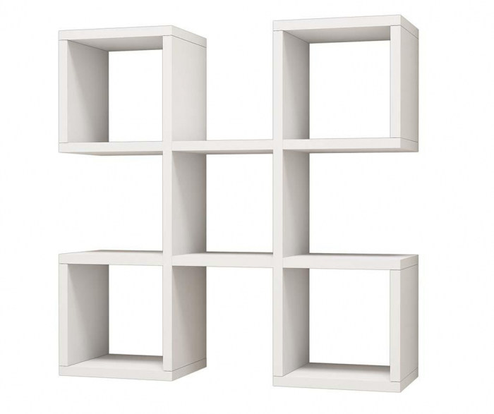 Raft de perete geometric Nora, 67.2x19.5x67.2 cm [3]