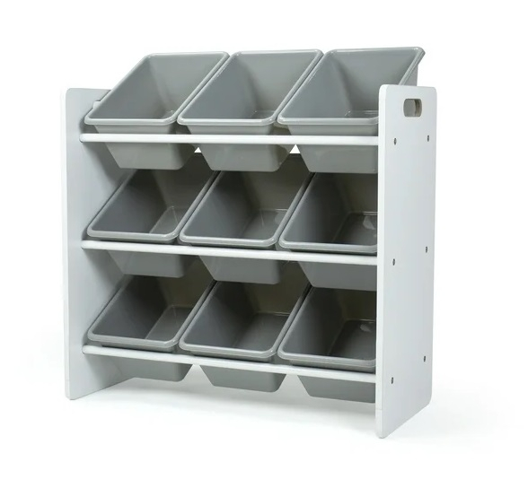 Raft depozitare jucarii cu 9 cosuri incluse, U-grow, 60 x 30 x 60 cm [5]