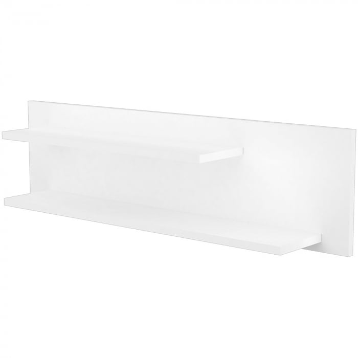Raft dublu de perete Hubners Matei 100 cm alb [1]