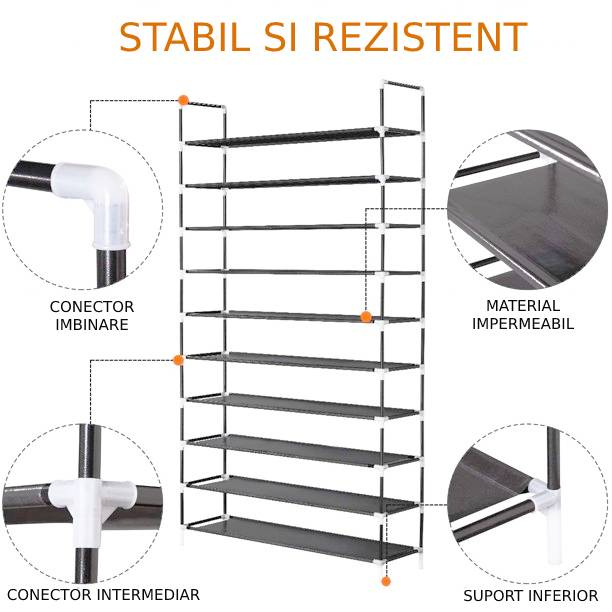 Raft incaltaminte, 100x29x175cm [6]