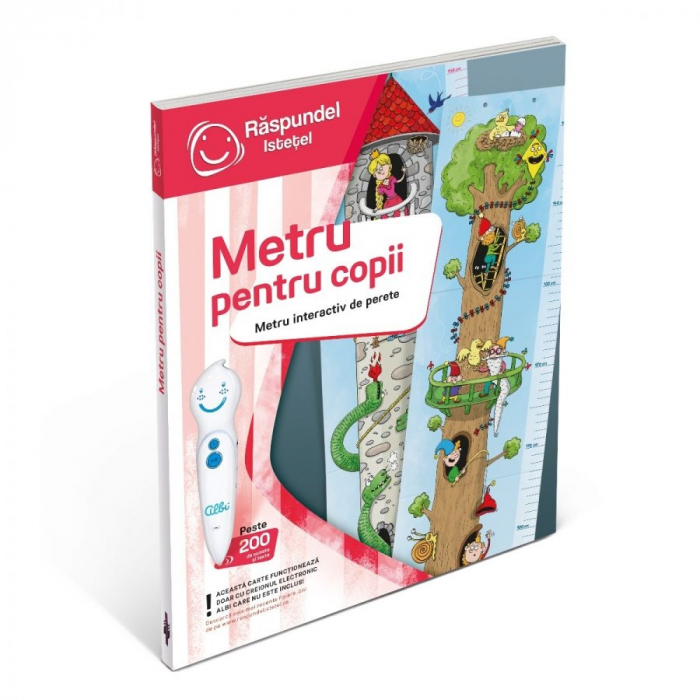 Raspundel Istetel, carte Metru interactiv de perete pentru copii [2]