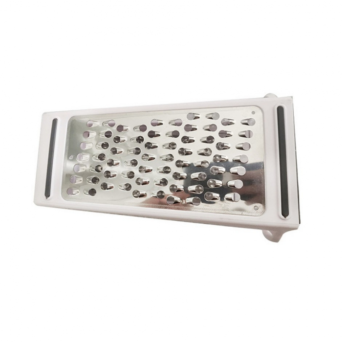 Razatoare de bucatarie cu cutie colectoare Flippy, doua tipuri de lame, carcasa inox si ABS, design practic, alb [5]