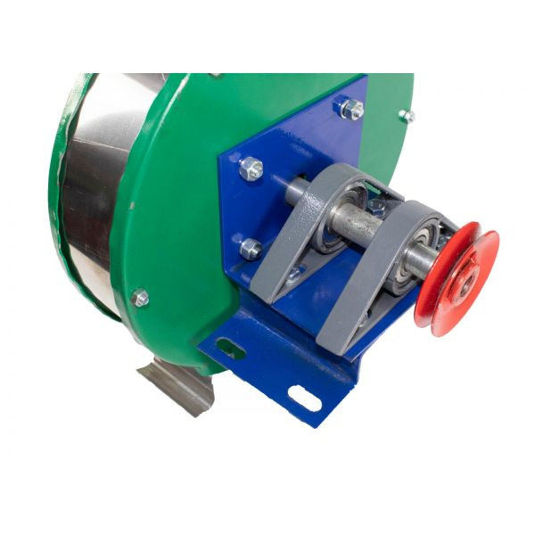 Lichidare Razatoare fructe Vinita, manuala fulie atasare motor, Cuva inox [5]