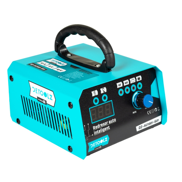 Redresor auto Detoolz, 120W 6V-12V 10A 10-150Ah CM [4]