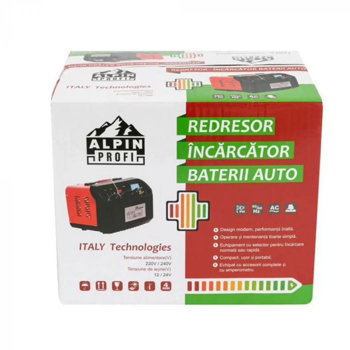 Redresor auto Fermax Italy Technologies CB-30T, 12-24V, 30-200Ah [3]