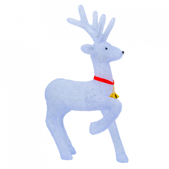 Decoratiune luminoasa de exterior Ren, 176 Led-uri albe, dimensiunea produsului: 90cm, transformator IP44 cu 8 functii lumini, HB-121 [3]