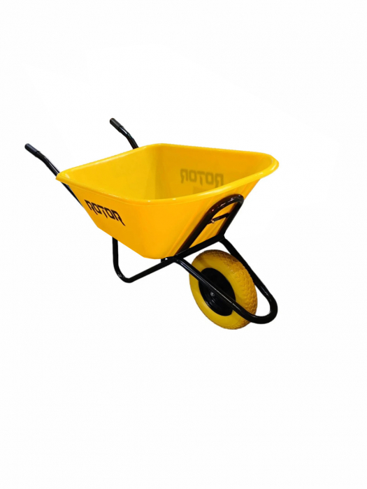 Roaba cuva din plastic 100L ROTOR roata poliuretanica [2]
