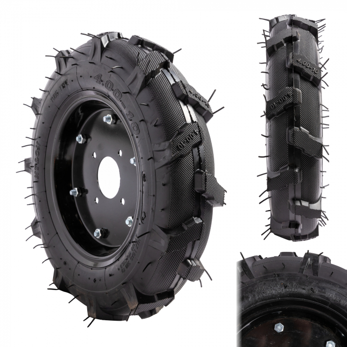Roata motocultor 400-10 Neagra [7]