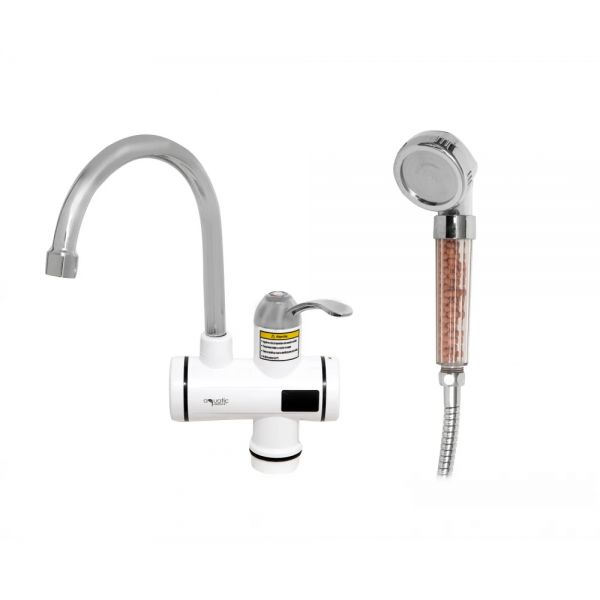Robinet electric Aquatic Elefant SC30H35X Para dus, 3000W, Afisaj LED, Cartus ceramic, Temperatura apa 30-40 grade [2]
