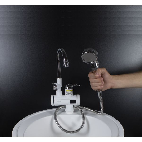 Robinet electric Aquatic Elefant SC30H35X Para dus, 3000W, Afisaj LED, Cartus ceramic, Temperatura apa 30-40 grade [3]
