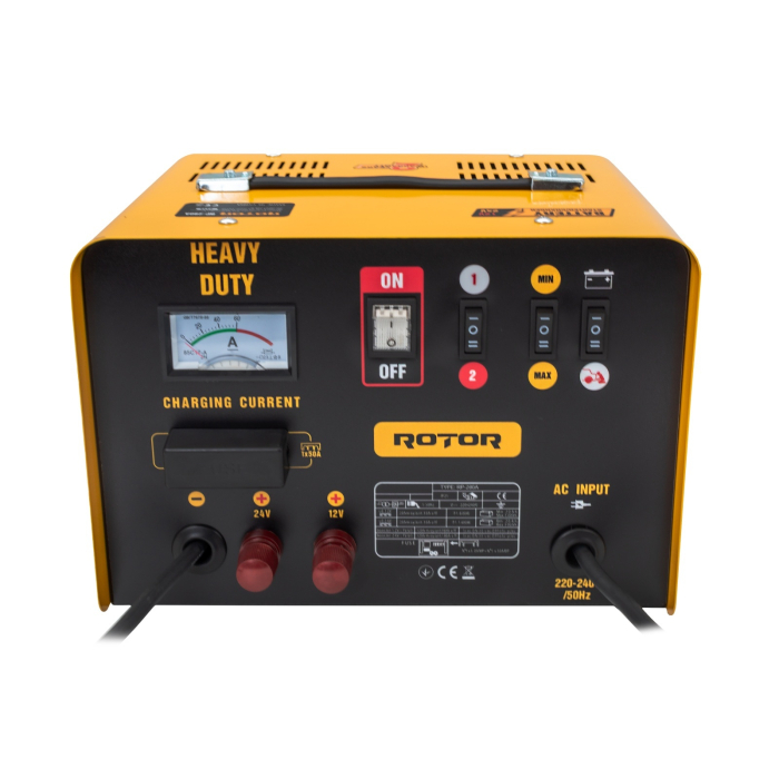 Robot pornire auto ROTOR RP-280A, 220-240 V, 12/24 V, 120/180 A, pentru baterii 20-300 Ah [2]