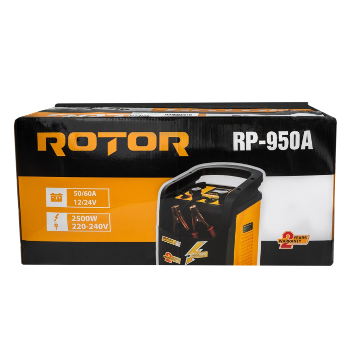 Robot pornire auto ROTOR RP-950A, 220-240 V, 2500 W, 12/24 V, curent pornire 950 A [6]