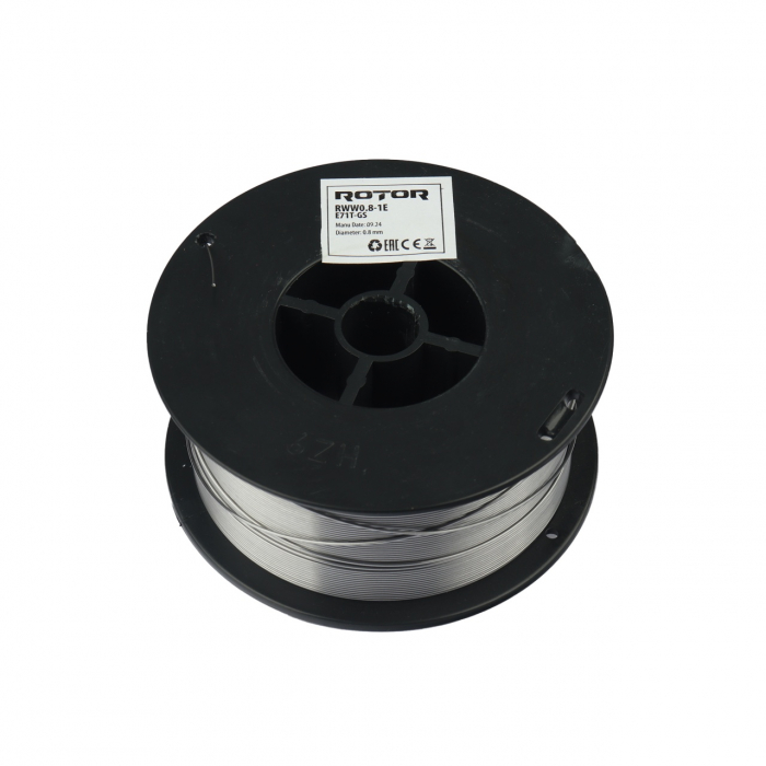 RWW0.8-1E Sarma sudura fara gaz flux 0,8 mm 1 kg MIG E71T-GS ROTOR [2]