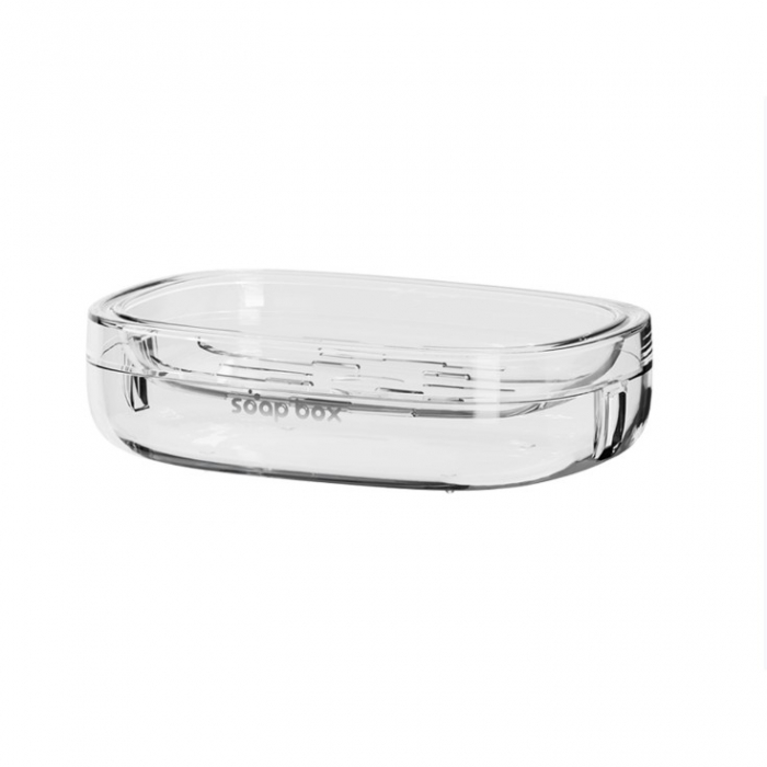 Savoniera, Flippy, Pentru Blat, PET, Scurgere Optima, Argintiu Transparent [1]