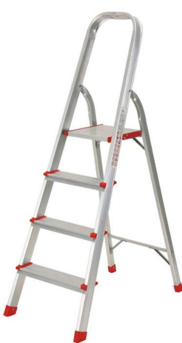 Scara pliabila cu 4 trepte din aluminiu ROTOR KMH0104 [1]