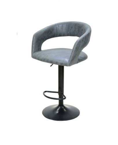 Scaun bar Giro, Gri, 55x54x80-107 cm [1]