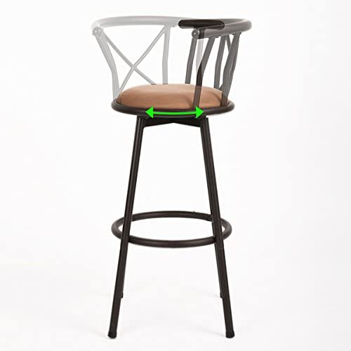 Scaun bar Hailey, maro, 56x43x99 cm [6]