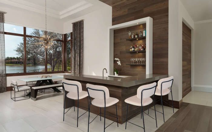 Scaun bar Nero, Bej, 47x51x89 cm [2]