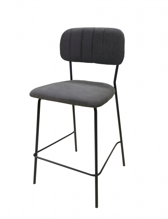 Scaun bar Nero, Gri, 47x51x89 cm [1]