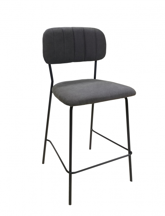Scaun bar Nero, Gri, 47x51x89 cm [3]