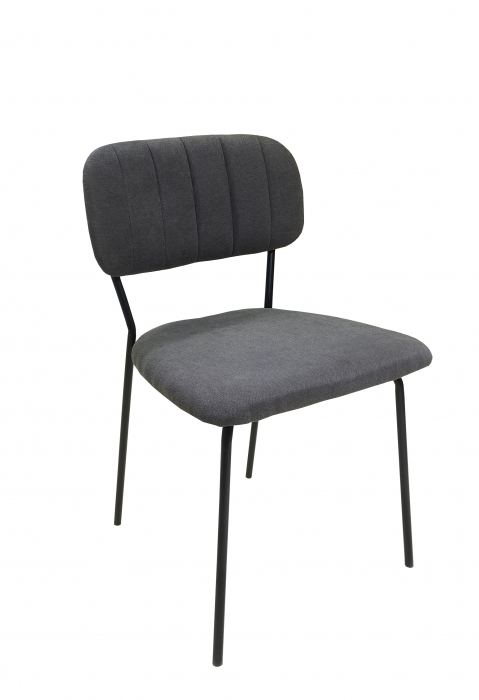 Scaun bucatarie/dining Nina, Gri, 47x51x78 cm [3]