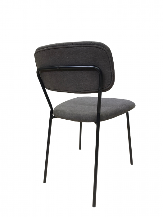 Scaun bucatarie/dining Nina, Gri, 47x51x78 cm [4]