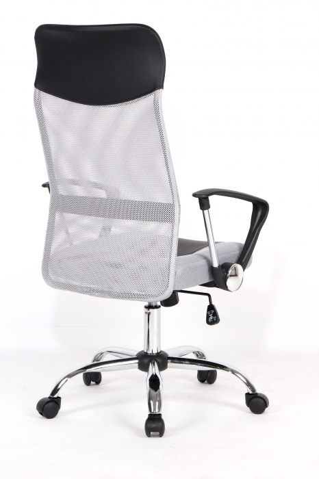 Scaun de birou directorial Danas, gri, 62x59x109-119 cm, [3]