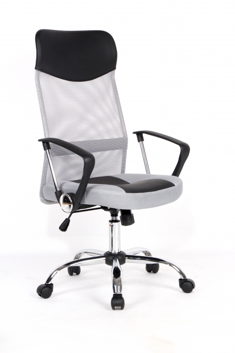 Scaun de birou directorial Danas, gri, 62x59x109-119 cm, [1]