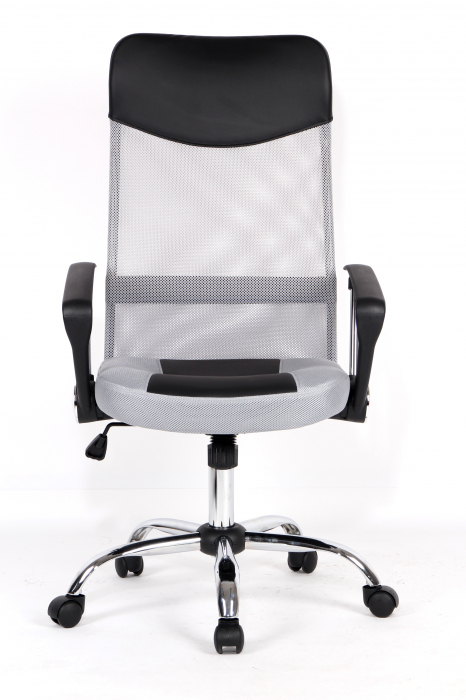 Scaun de birou directorial Danas, gri, 62x59x109-119 cm, [2]