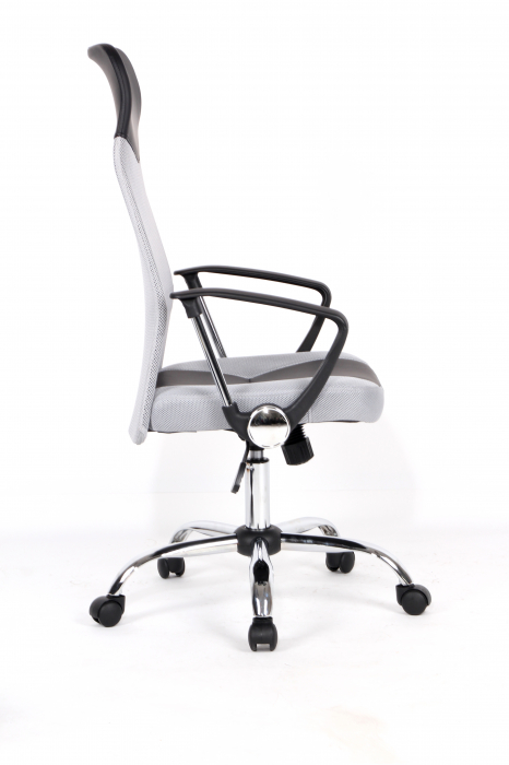 Scaun de birou directorial Danas, gri, 62x59x109-119 cm, [4]