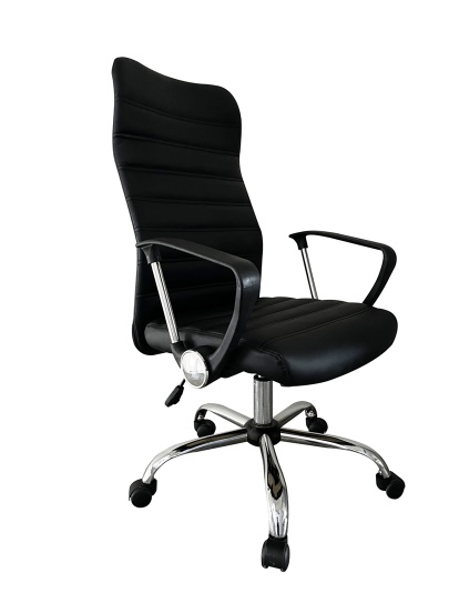 Scaun de birou directorial Kiros, Negru, 60x60x107-117 cm [1]