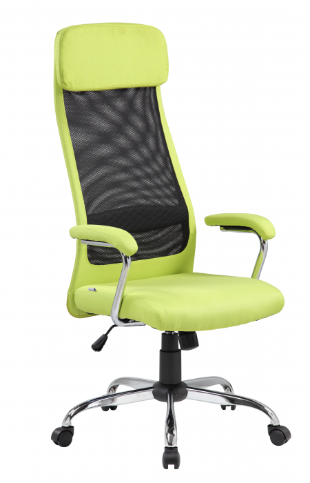 Scaun de birou directorial US102 Don, verde, 65x65x126-136 cm [1]