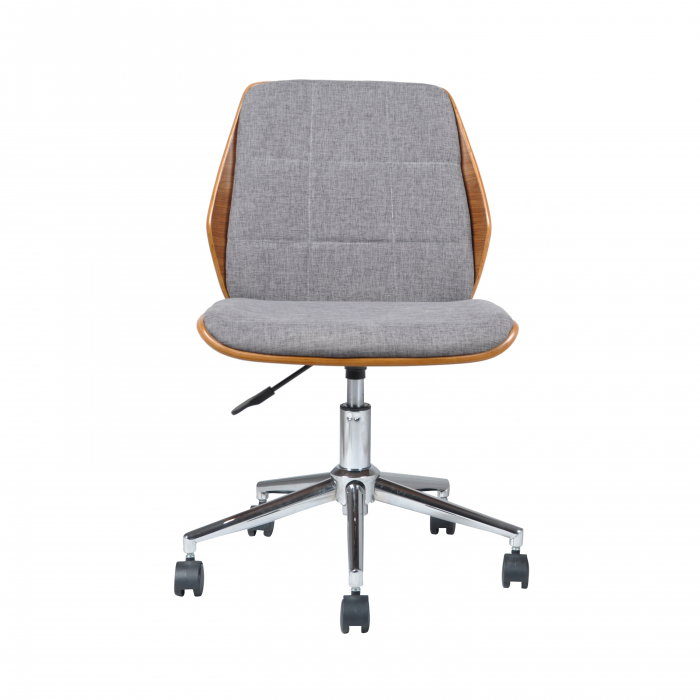 Scaun de birou directorial US115 Oberon, gri, 50x49x85-94 cm [3]