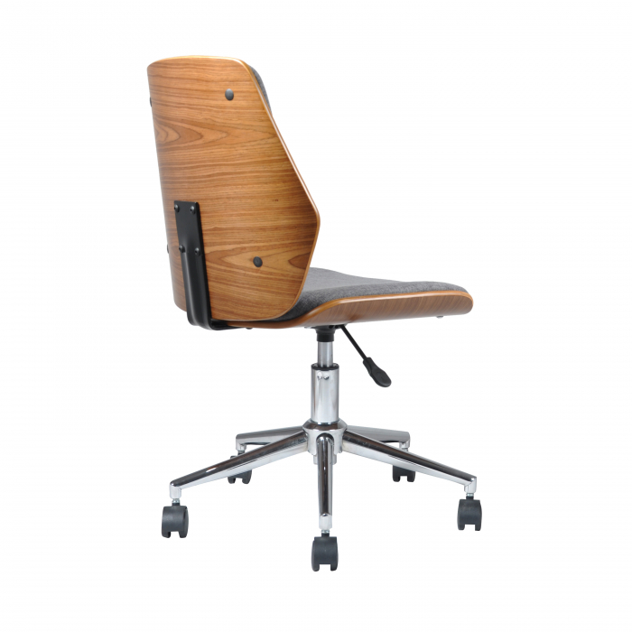 Scaun de birou directorial US115 Oberon, gri, 50x49x85-94 cm [4]