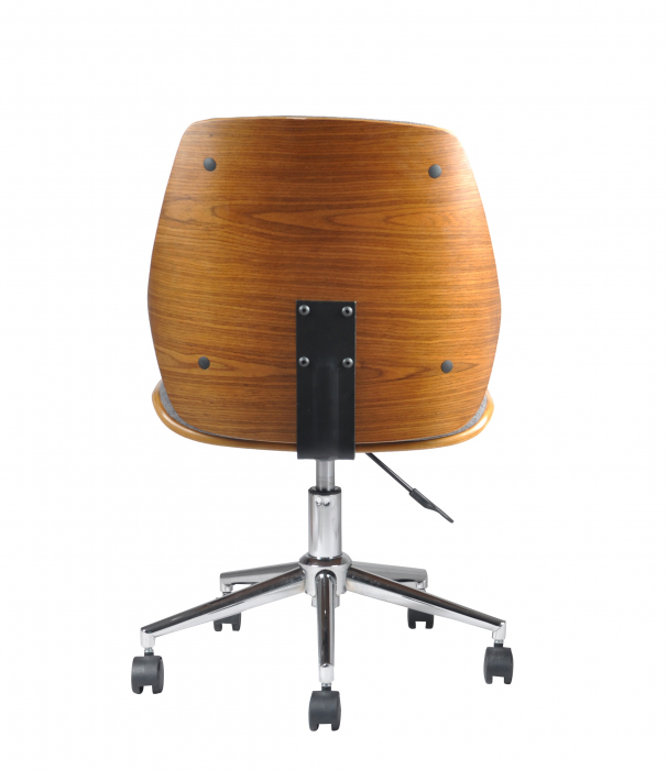 Scaun de birou directorial US115 Oberon, gri, 50x49x85-94 cm [5]